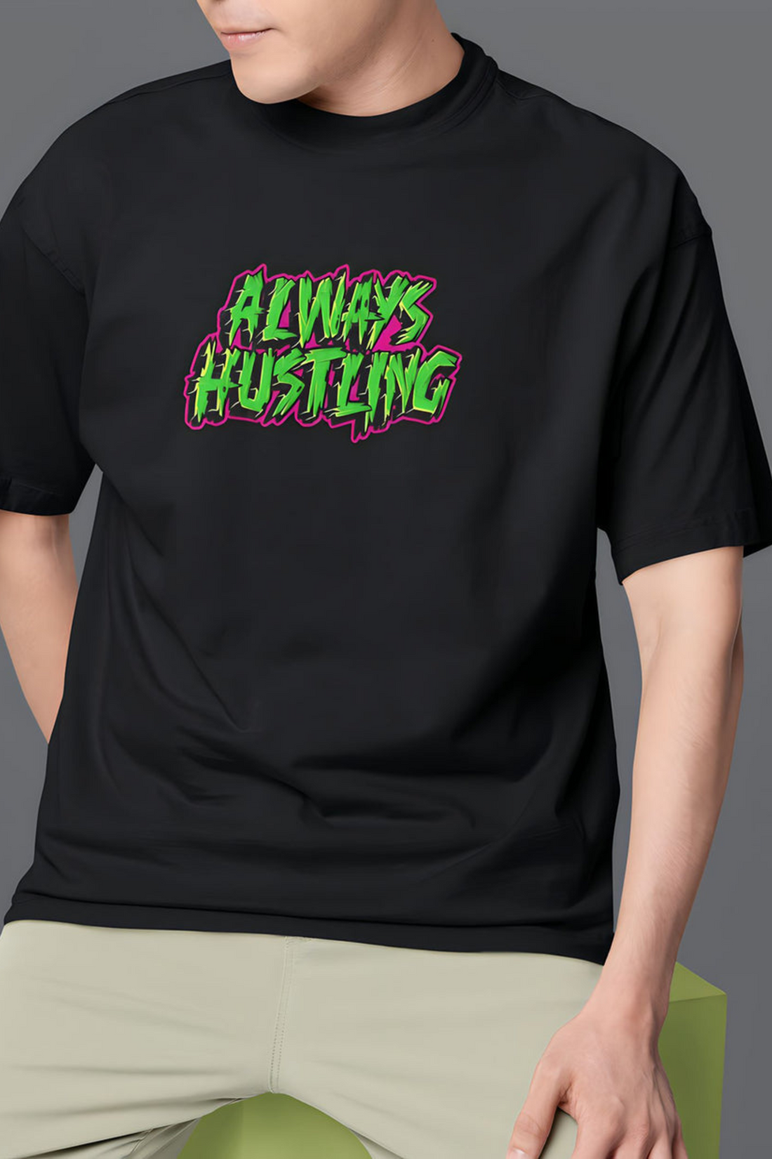 ALL HUSTLING Oversized Ultrasoft T-shirt